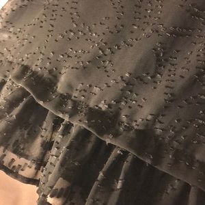 Apt 9 Black embroidered sleeveless blouse